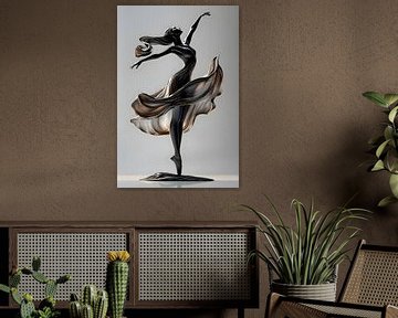 Ballerina beeldhouwwerk Safiya van Manipulatiemelodie