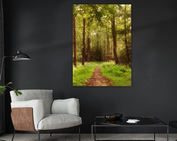 romantic forest path van Yvonne Blokland