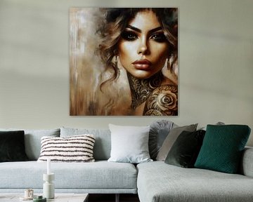 Inkt op de Hals van FoXo Art