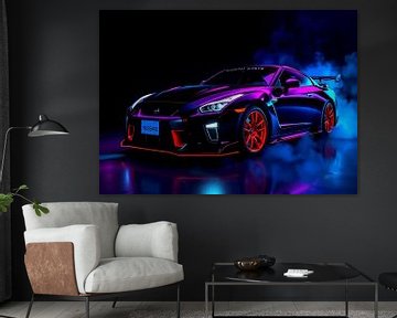 Nissan GT-R Black Neon by MIROKKU