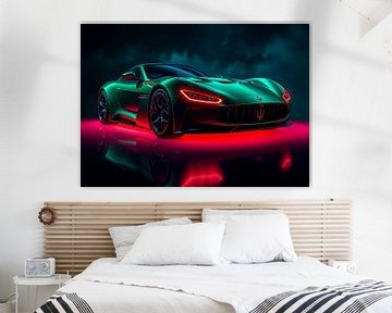 Maserati MC20 Groen Neon van MIROKKU