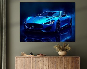 Maserati MC20 Blauw Neon van MIROKKU