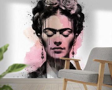 Watercolor Portrait of Frida von J.O. Han