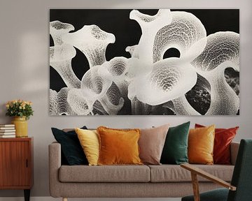 Abstracte bloemen van Franka Poulain