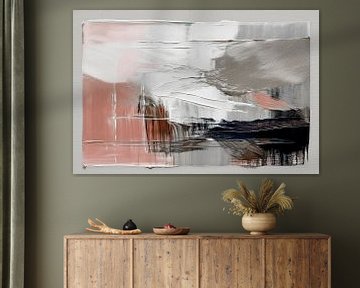 Modern abstract: Impasto impressie. van Studio Pieternel