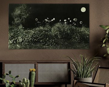 Niederländische Märchenlandschaft bei Nacht