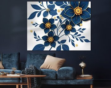 Sapphire Bloom by Artistic