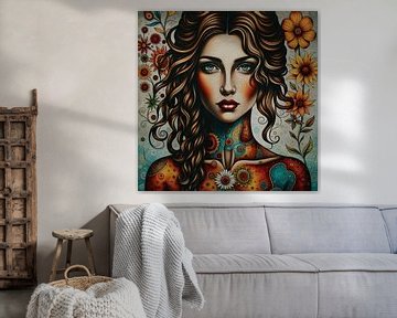 Blooming Resilience by Jan Keteleer (JanKé): A Journey Beyond the Canvas