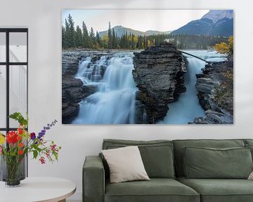 Waterfall in The Icefields Parkway by Robinotof
