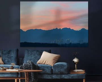 Skyline Vancouver sunset by Robinotof