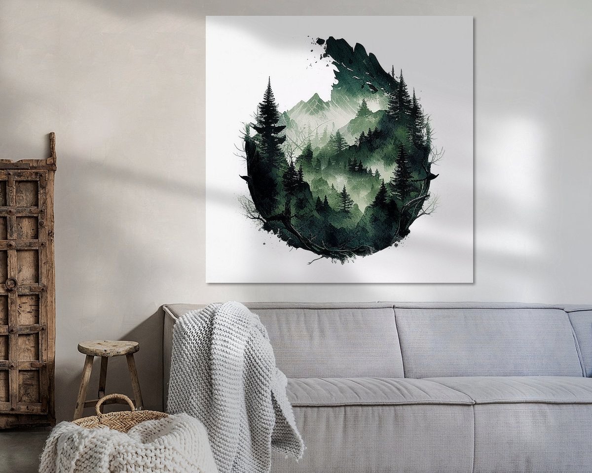 Example of the artwork in a room
