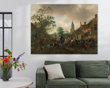 Isaac van Ostade, Die Einkehr im Gasthaus, 1645 von Atelier Liesjes