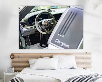 Porsche 911 Targa 4 GTS sportwagen interieur