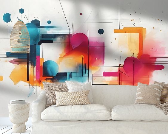 Example of the artwork in a room