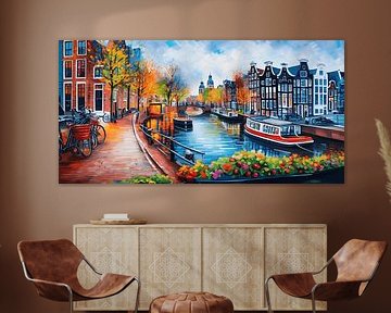 Painting Amsterdam by WeLoveArt