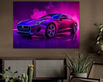 Jaguar F-Type Klassiek Neon van MIROKKU