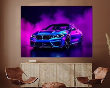 BMW M4 Klassiek Neon van MIROKKU