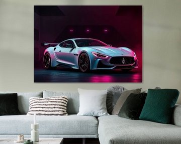 Maserati MC20 Zilver Neon van MIROKKU
