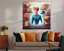 Example of the artwork in a room