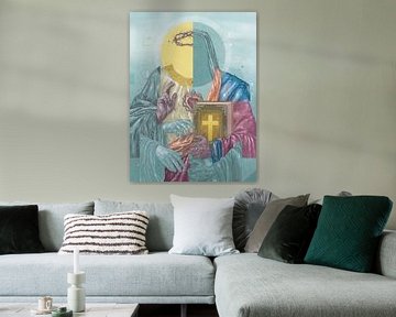 Christ is King painting by Jos Hoppenbrouwers Art