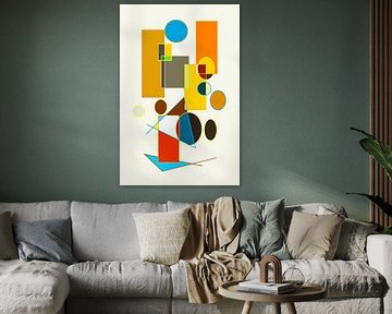 Modern, geometrie, minimalismus, abstrakt