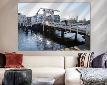 Atemberaubende Rembrandt-Brücke in Leiden von QEIMOY