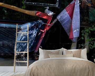 Amersfoort  - bootje in de gracht