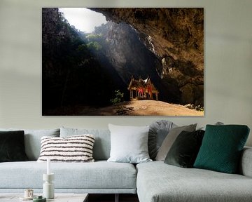 Hidden temple in secret cave by Piet Hein Schuijff