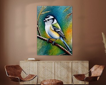 Langstaartmees Vogel van MIROKKU