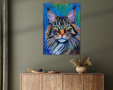 Maine Coon Kat van MIROKKU