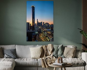 Manhattan Bridge – Chinatown Glow von Karsten Rahn