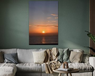 Coucher de soleil sur la Méditerranée