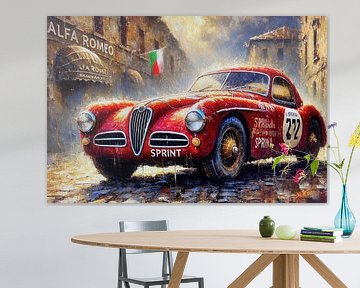 Een stormachtige strijd op wielen met een klassieke Alfa Romeo van Harmannus Sijbring