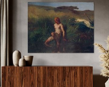 Jean-François Millet, De Baadster, 1848