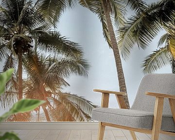 Palm trees in the Sun with Tropical Breeze by Femke Ketelaar