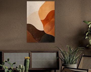 Geometrisch Woestijnlandschap van Studio BB