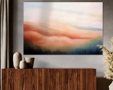 Mistige Morgen in Pastel van Studio BB