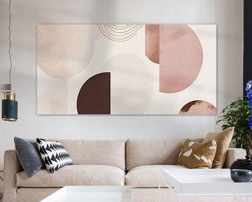Minimalistisch abstract in Roze van Studio BB