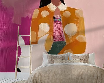 Amazon, colourful portrait by Carla Van Iersel