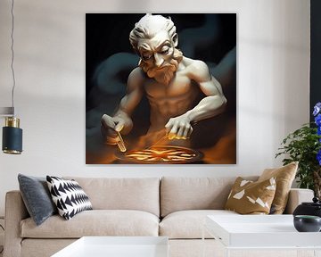 De smederij van de alchemist van Vythryd Arts