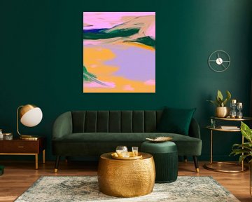The lake - original digital drawing van studio esther walter