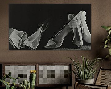 Stockings and heels van Franka Poulain