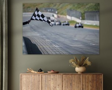 The Finish Flag - Zandvoort Pentecost races 2023 by Kim Stijger