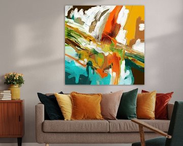 Abstracte energie 2025 1 van Wilfried van Dokkumburg