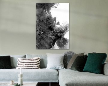 Graue Spritzer abstrakt