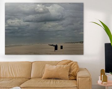 Zandstorm Hoek van Holland van C. Kuyvenhoven