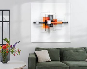 Hedendaagse symmetrie - toekomstgerichte structuren van Klaus Tesching - Art-AI