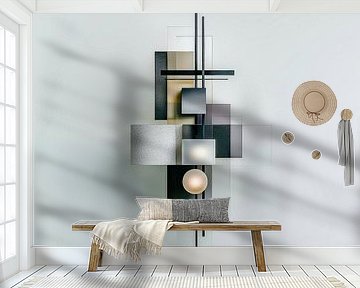 Hedendaagse orde - toekomstgericht evenwicht van Klaus Tesching - Art-AI
