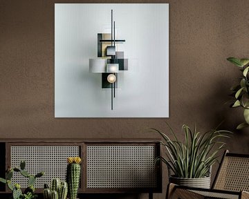 Hedendaagse orde - toekomstgericht evenwicht van Klaus Tesching - Art-AI