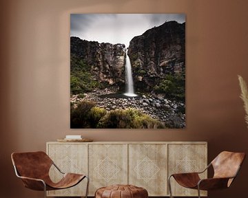 Waterval - Nieuw Zeeland van Jip van Bodegom